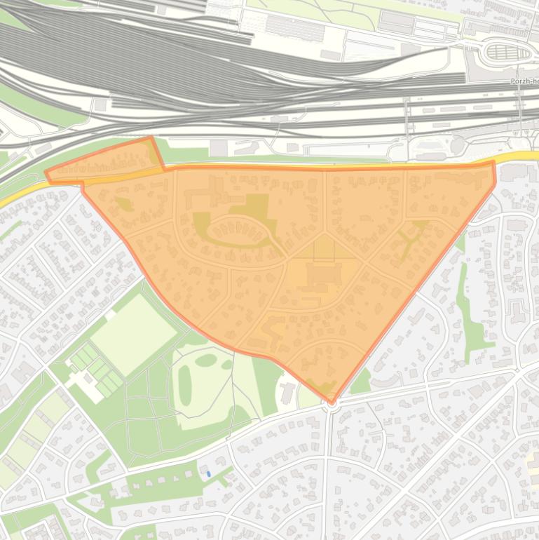 Kaart van de Staatsliedenbuurt-Oost.