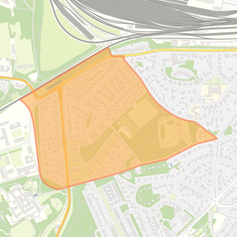 Kaart van de Staatsliedenbuurt-West.