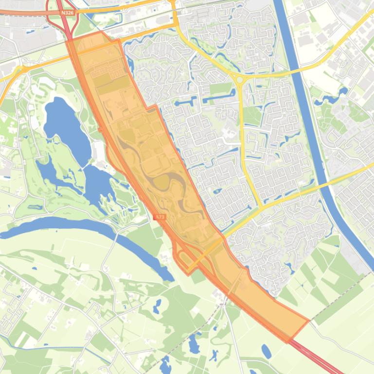 Kaart van de buurt Staddijk.