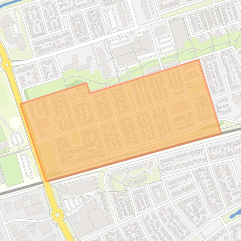 Kaart van de buurt Stadsdennen Zuidwest.