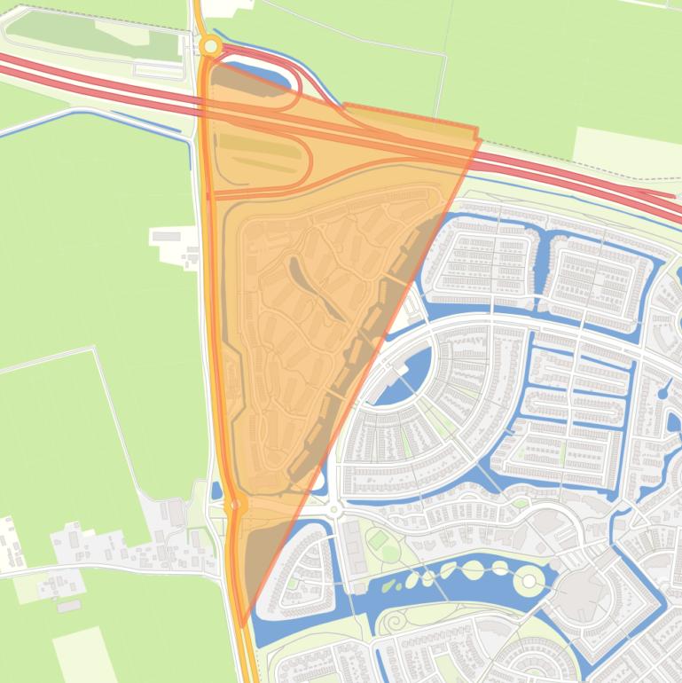 Kaart van de buurt Stadstuin.