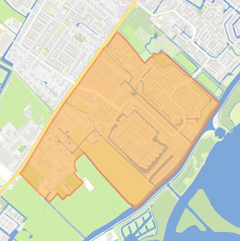 Kaart van de buurt Starrenburg.