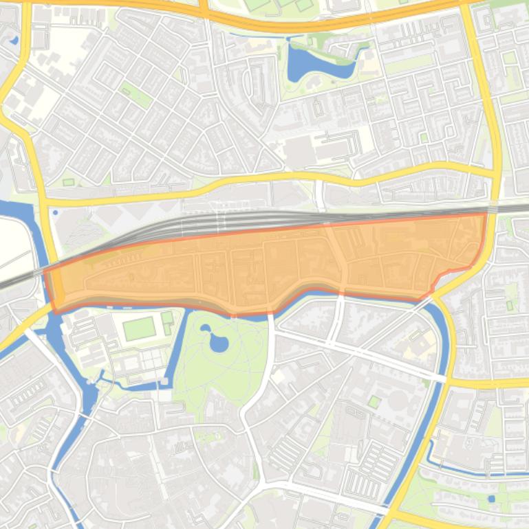 Kaart van de buurt Station.