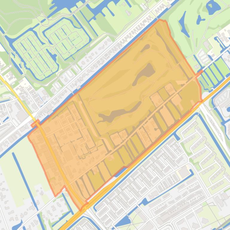 Kaart van de Stationsbuurt.