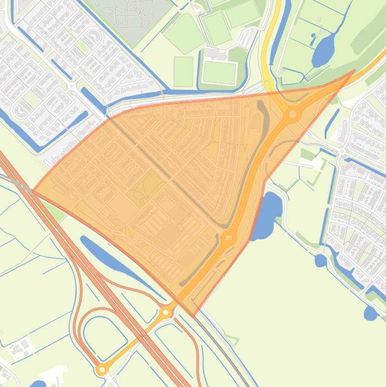 Kaart van de buurt Stationskwartier.