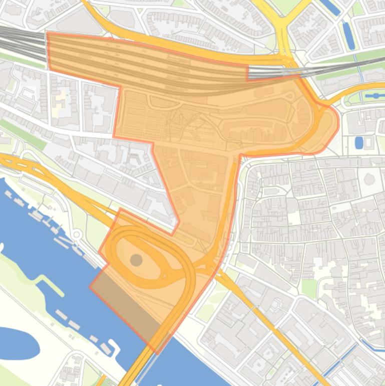 Kaart van de buurt Stationsplein.