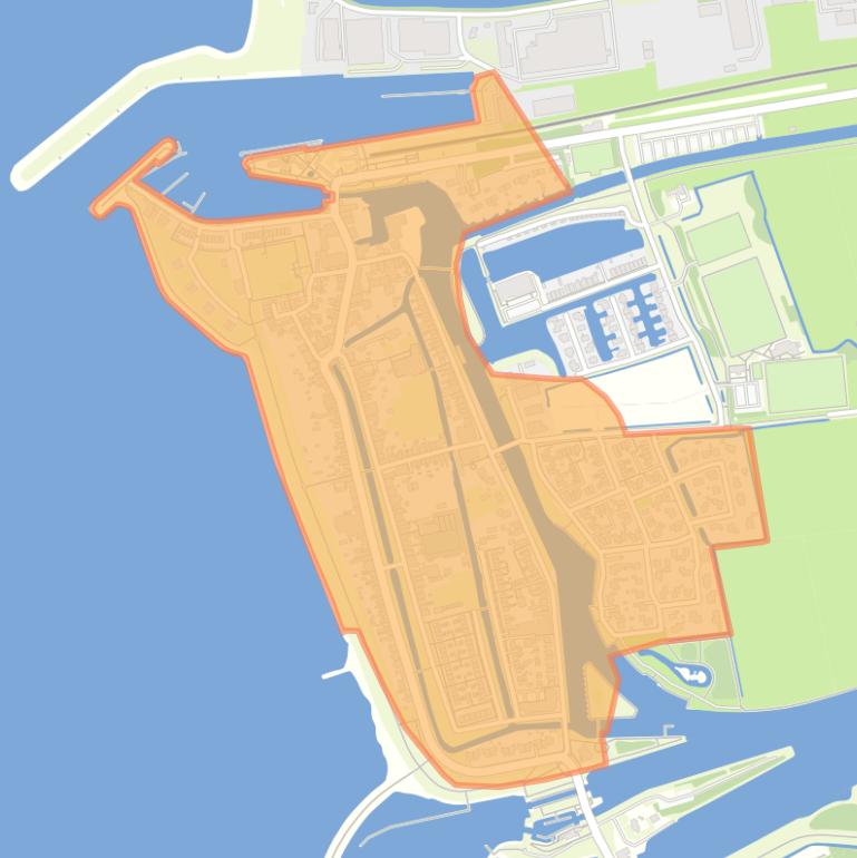 Kaart van de buurt Stavoren.