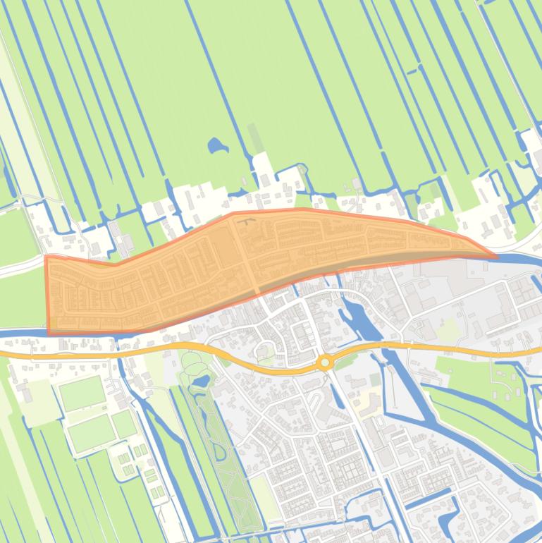 Kaart van de buurt Stein.