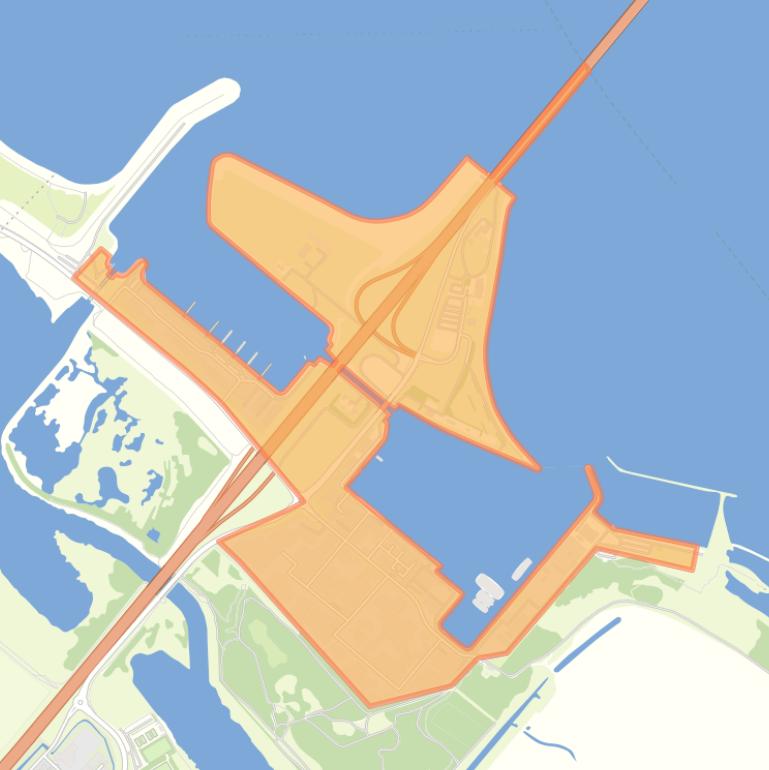 Kaart van de buurt Stellendam haven.