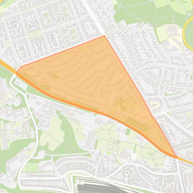 Kaart van de buurt Sterrenberg.