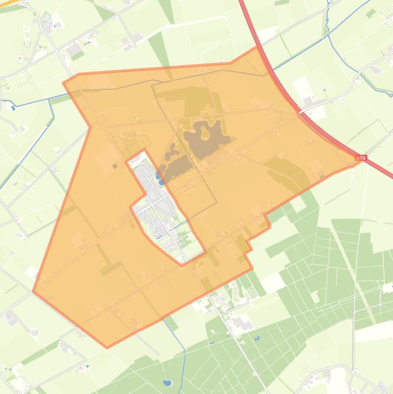 Kaart van de buurt Stevensbeek buitengebied.