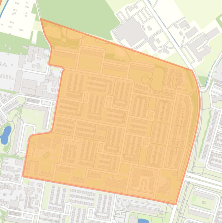 Kaart van de buurt Stokhasselt Noord-Oost.