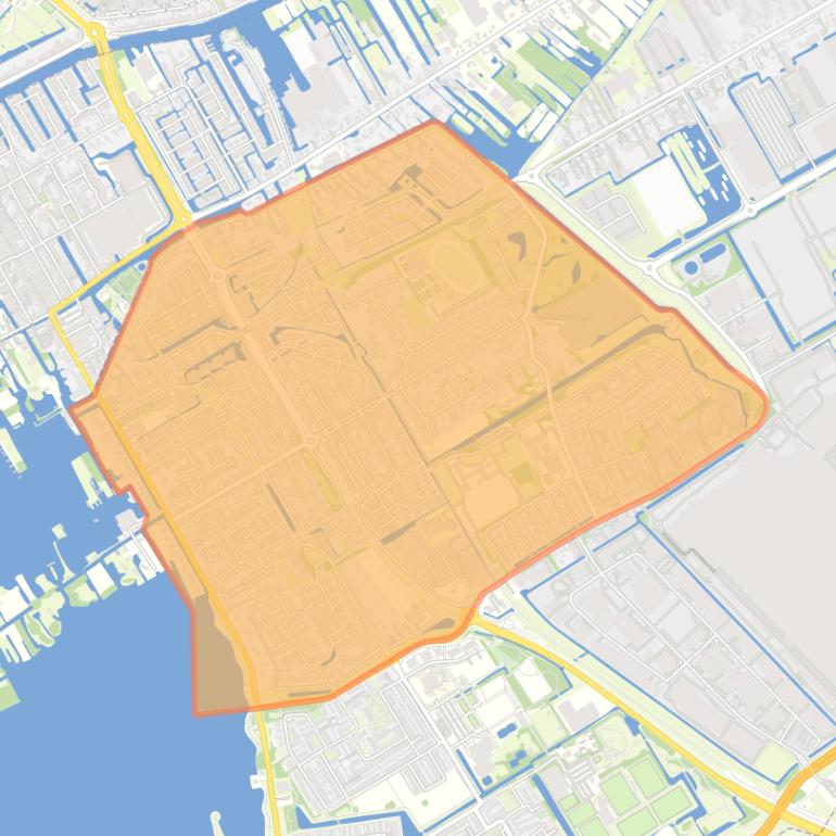 Kaart van de buurt Stommeer.