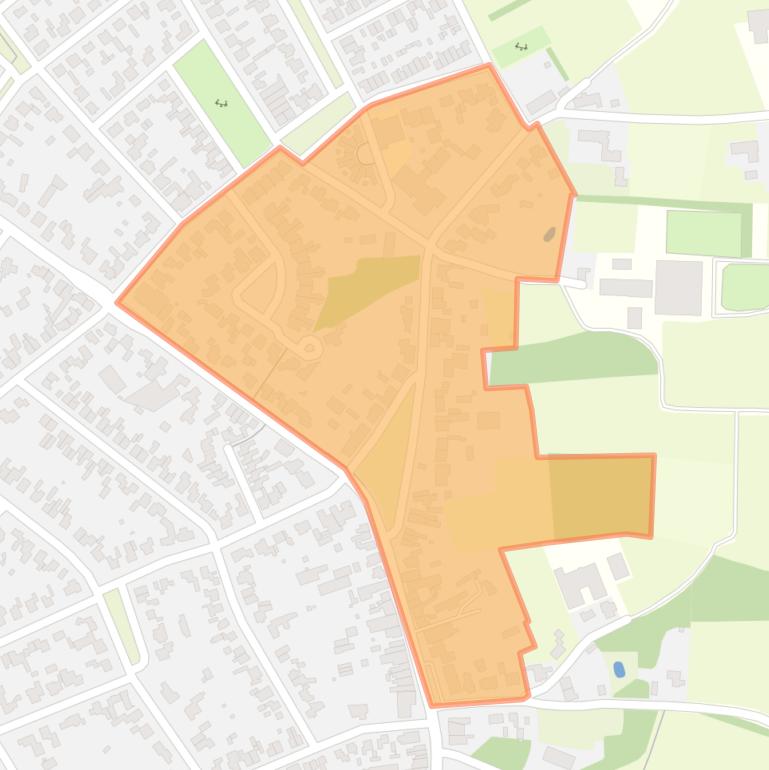 Kaart van de buurt Strabrecht.