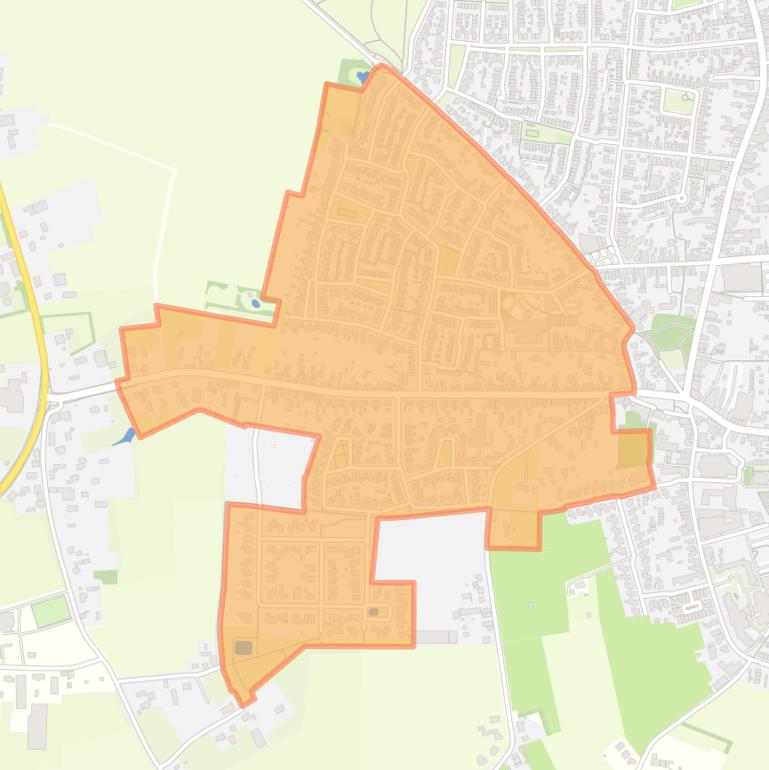 Kaart van de buurt Strijpakkers-Laars.
