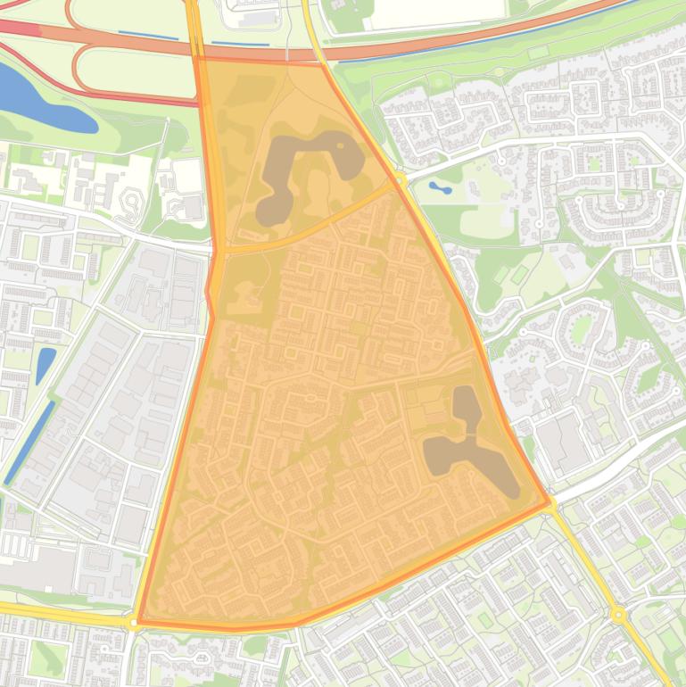 Kaart van de buurt Stroinkslanden Noord-West.