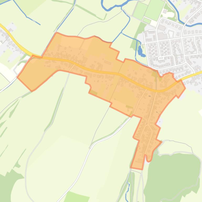 Kaart van de buurt Strucht.