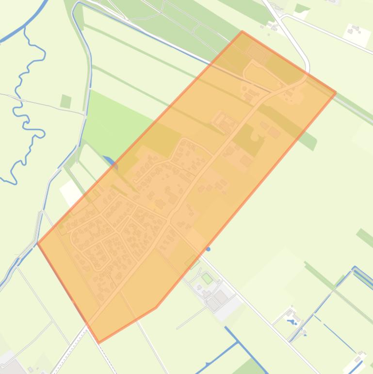 Kaart van de buurt Stuifzand kern.