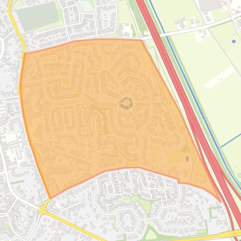 Kaart van de buurt Stuksbeemden.