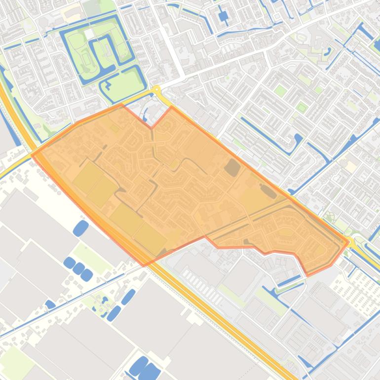 Kaart van de buurt Suydervelt.