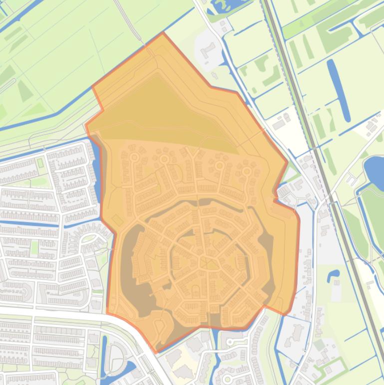 Kaart van de buurt Sveaborg en Sveadal.