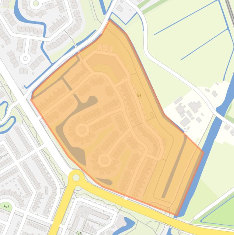 Kaart van de buurt Sveafors.