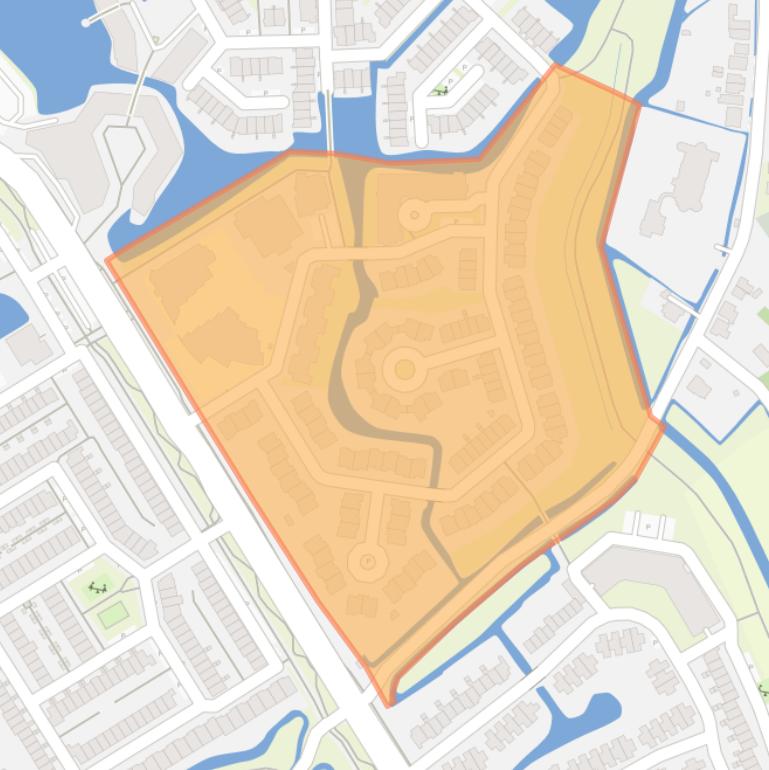 Kaart van de buurt Sveaholm.