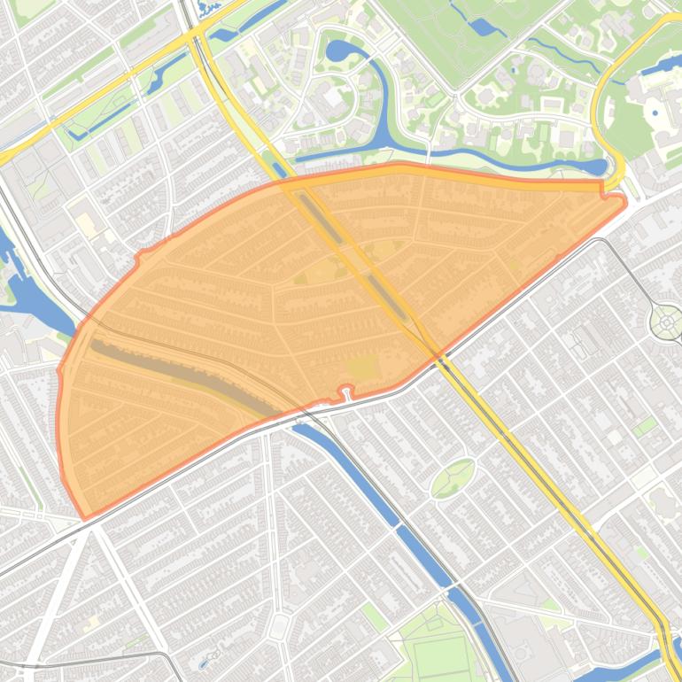 Kaart van de buurt Sweelinckplein en omgeving.