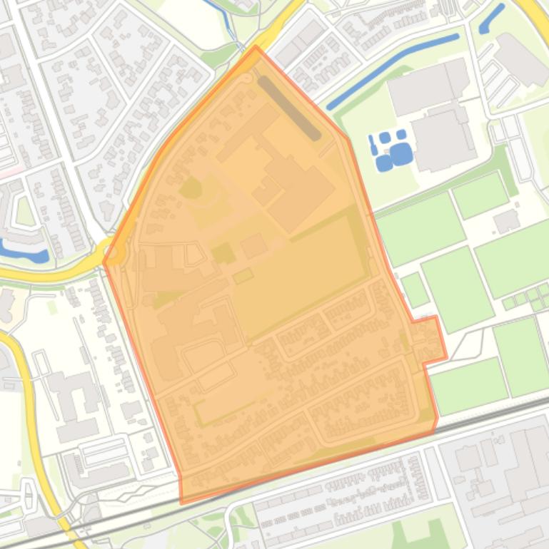 Kaart van de buurt Sypel West.