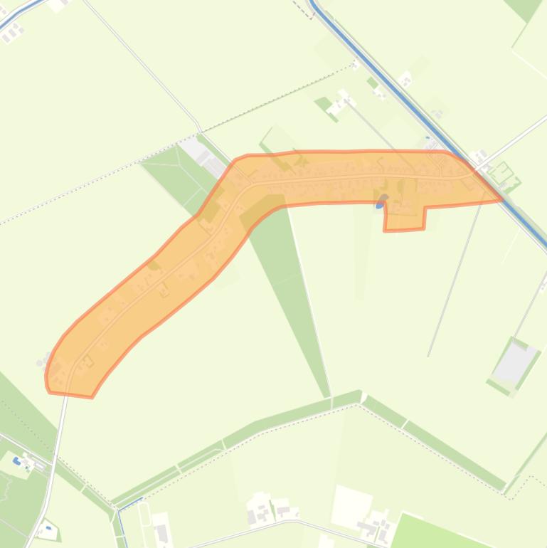 Kaart van de buurt ’t Haantje.