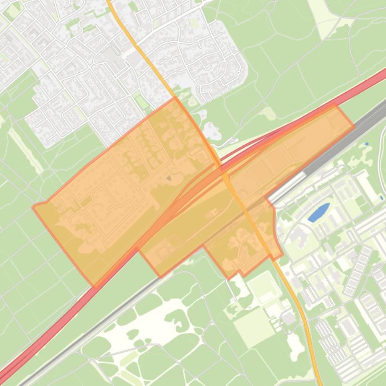 Kaart van de buurt ’t Harde Zuid.