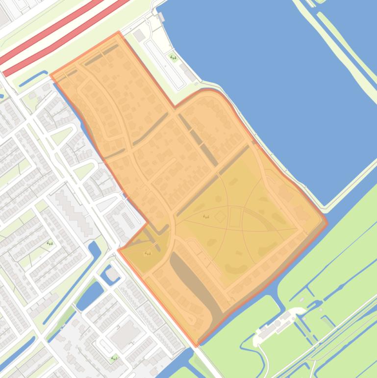 Kaart van de buurt ’t Heerlijk Recht.