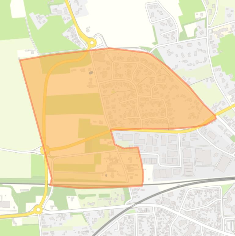 Kaart van de buurt ’t Loo.