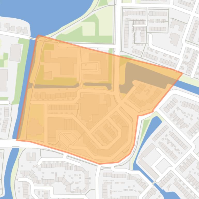 Kaart van de buurt ’t Spil.