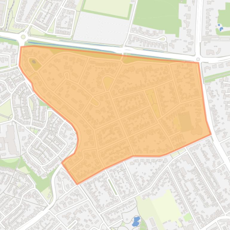 Kaart van de buurt ’t Ven.