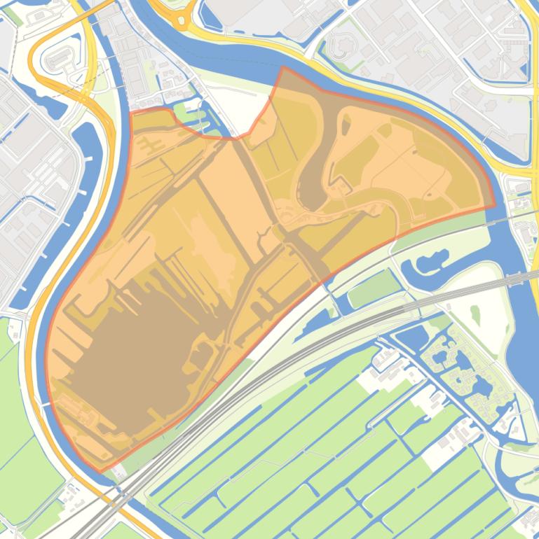 Kaart van de buurt ’t Weegje.