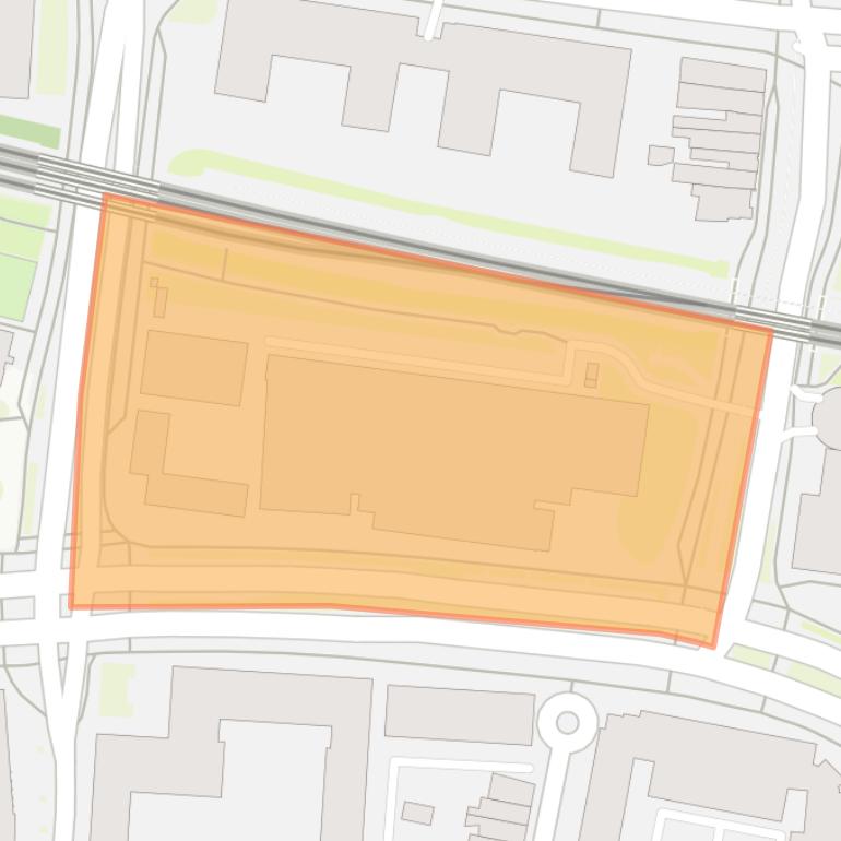 Kaart van de buurt Talentsquare.