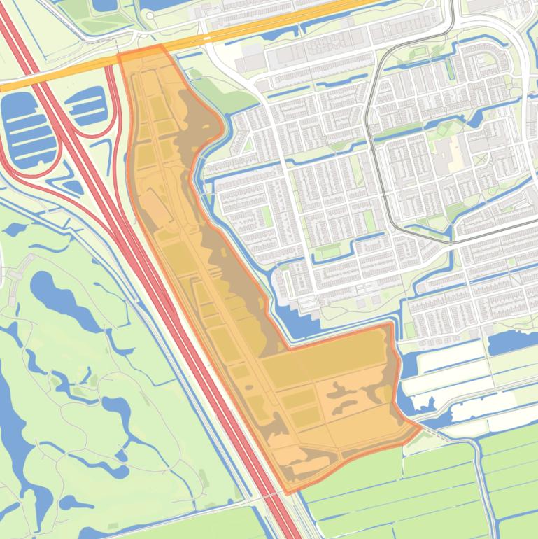 Kaart van de Tanthofkadebuurt.