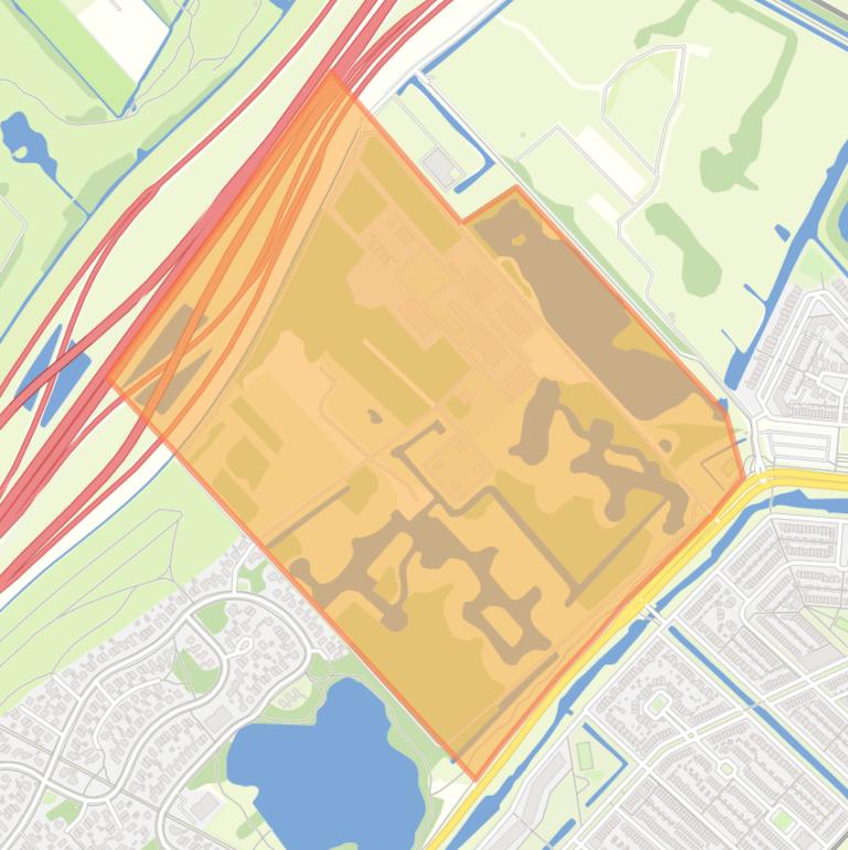 Kaart van de buurt Tedingerbroek.