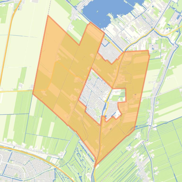 Kaart van de buurt Ter Aar Buitengebied.