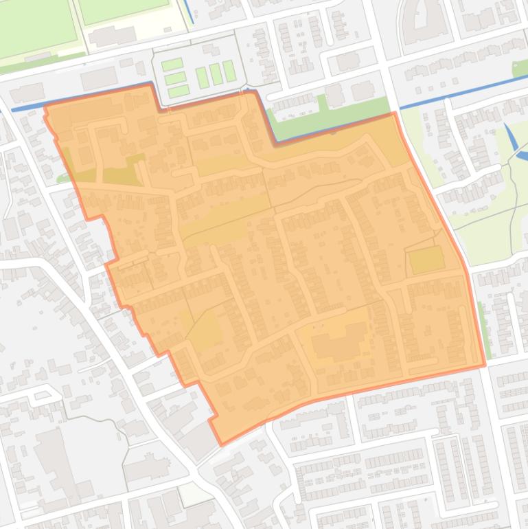 Kaart van de buurt Terheijden centrum.