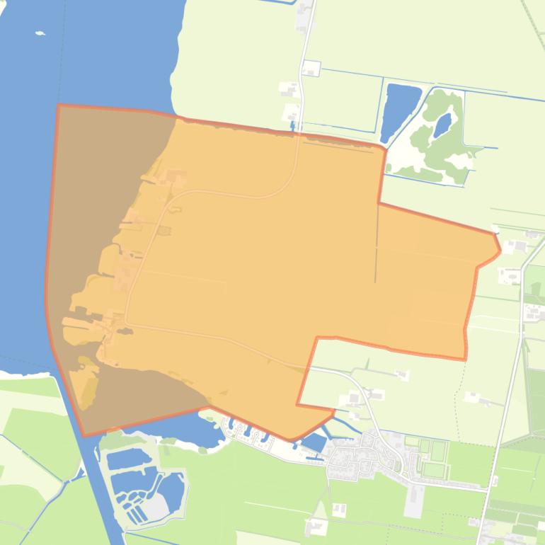 Kaart van de buurt Teroele.