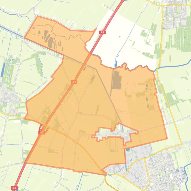 Kaart van de buurt Terwispel-Buitengebied.