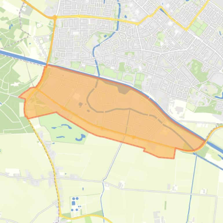 Kaart van de buurt Tichelrijt.