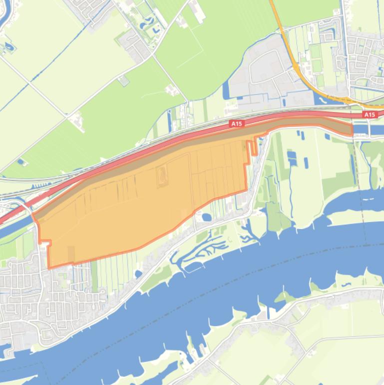 Kaart van de buurt Tienmorgen Buitengebied.