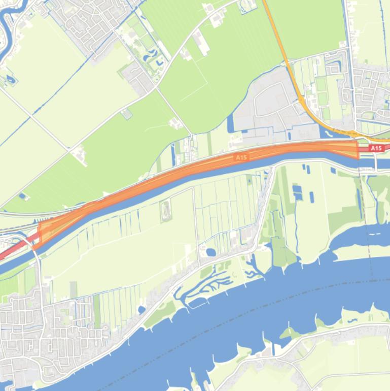 Kaart van de buurt Tienmorgen rijksweg.