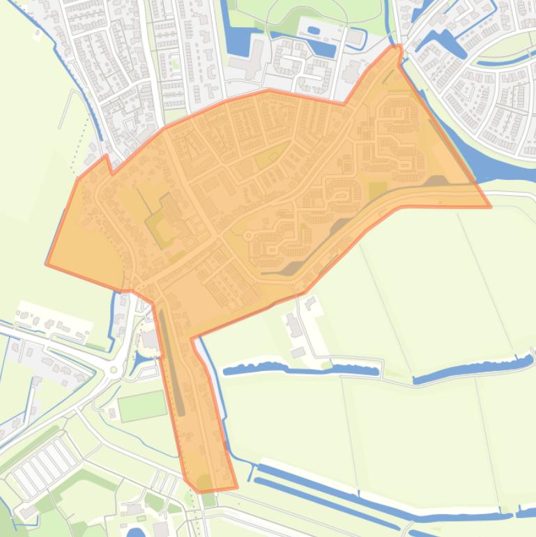 Kaart van de buurt Tijsjesdijk.