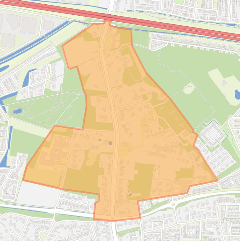 Kaart van de buurt Tilburgseweg.