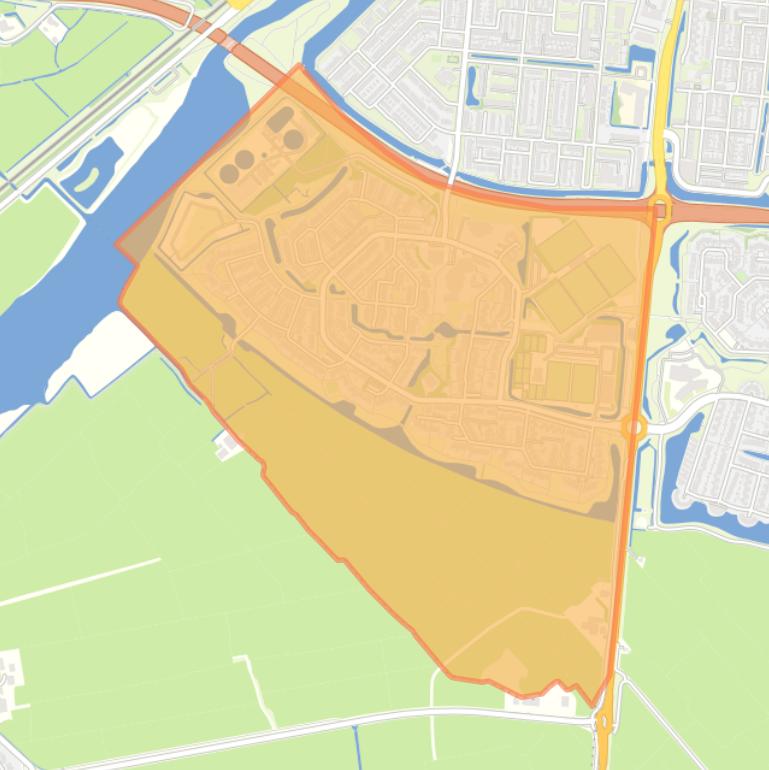 Kaart van de buurt Tinga.