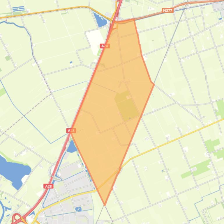 Kaart van de buurt Tolhuislanden.